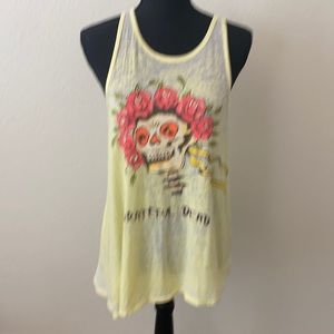 Chaser Grateful Dead skull and crossbones tee.